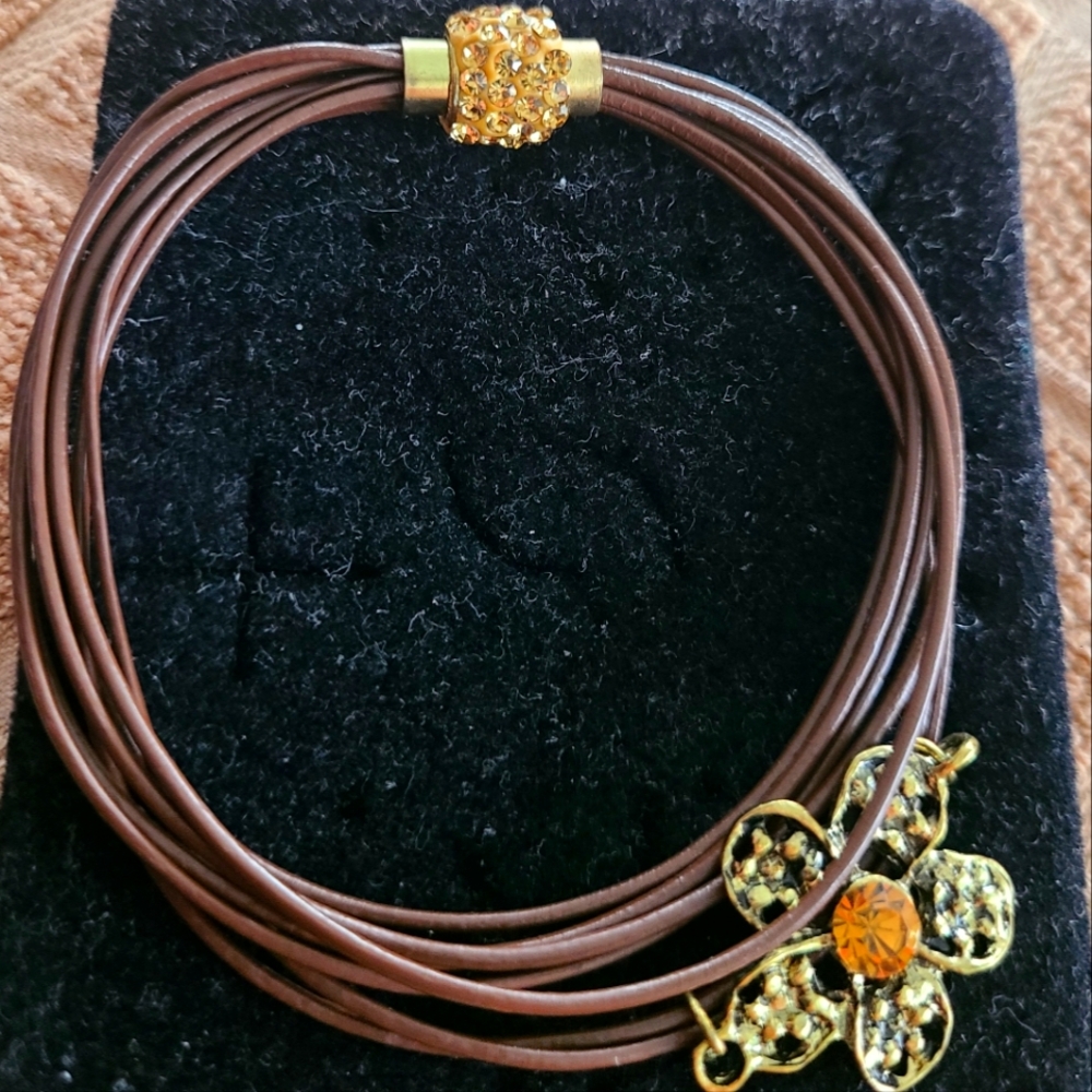 Multi Strand Leather Bracelet